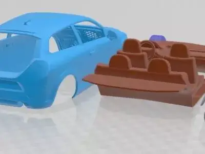 Volvo C30 2011 Printable Car  3D print model