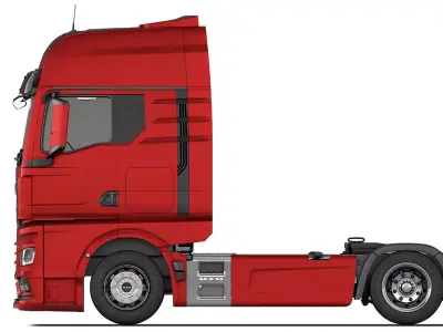 MAN TGX 4x2 2020 3D model