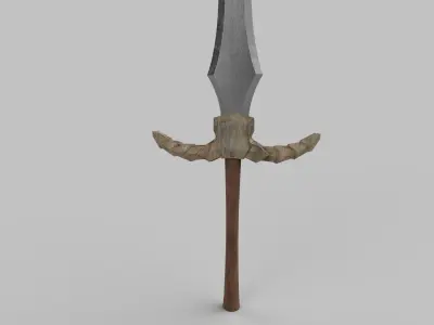 Sword Low-poly 3D model 71