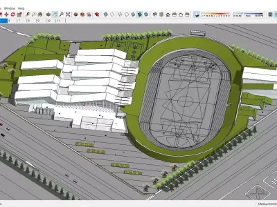 Sketchup Sport Building F4 3D model