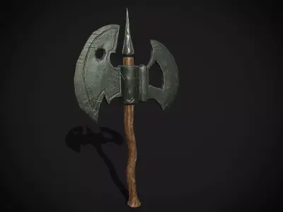 Axe model free Free low-poly 3D model
