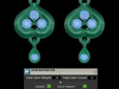 EARING STUDS  3D model 4