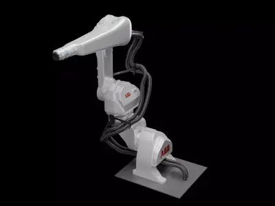 ABB IRB 6640 Industrial Robotic Arm 3D model purchase