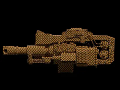 Sci-fi Gun 3D model get