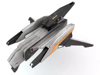 Sci-Fi - Aircraft - Iron 031 3D model
