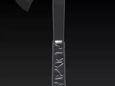 axe big Free 3D model