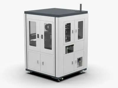 Automatic PCB Circuit Board Assembly Machine 3D model