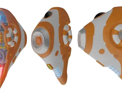 SHIP F15 underwater or submarine 3D model