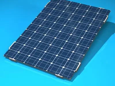 Photovoltaic module 3D model