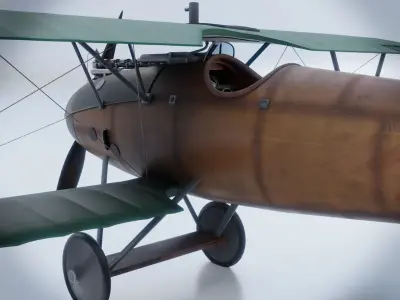 Albatros DV 3D model get