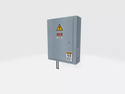 Panneau electrique Free 3D model