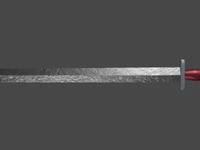 Gladius sword with Xyphos handle Low-poly 3D model