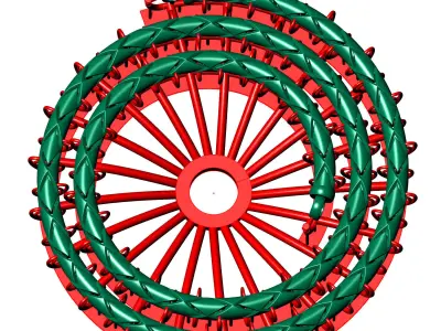 4mm Top Sold Fancy Italian Chain 3D Model 3D print model