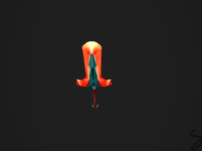 Spear Jelly Free low-poly 3D model