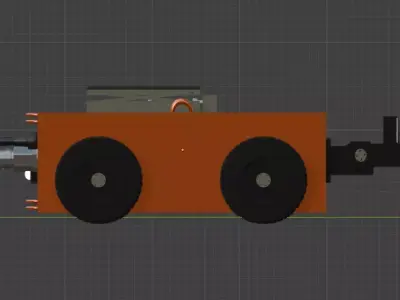 drainner X Water Jet Sweage Cleaner 3D model