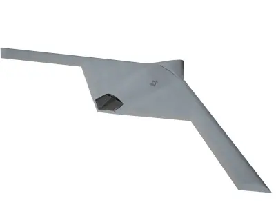 3D RQ-180 Unmanned reconnaissance aircraft 3D model