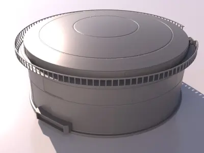 Big OilTank 3D print model