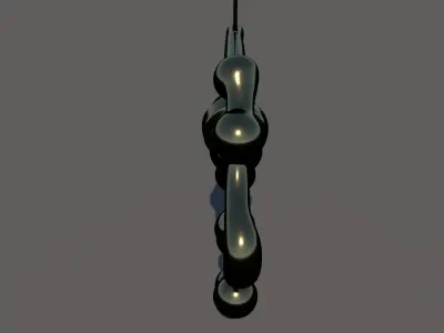 Fantasy old key 3D model