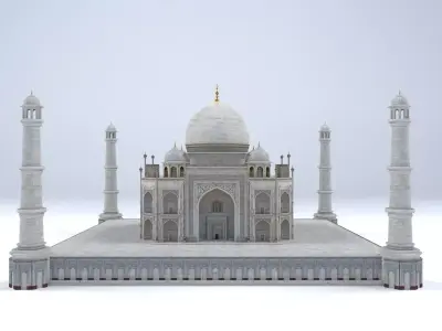 Taj Mahal 3D model get
