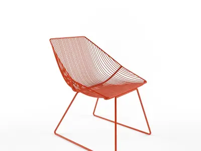 Bend Chairs Collection 3D model