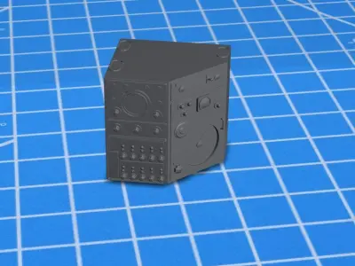 Printable FuG 227 Nachtfee Luftwaffe Radio 3D print model