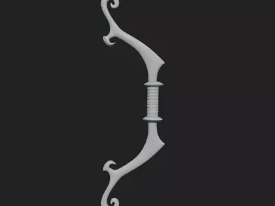 Bow Base Meshes 6 Free 3D model