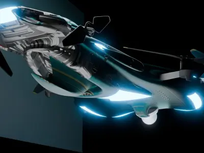 sci fi drone  3D model