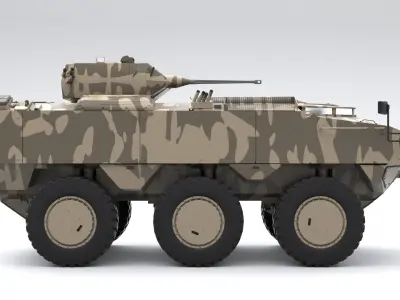 Pars 3 6X6 3D model