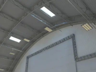 Hangar 3D model