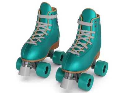 Quad Roller Skate 3D model shop