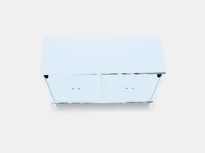 KALKNAS Cabinet with sliding doors 2 Low-poly 3D model