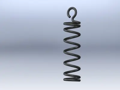 Spring spiral Free 3D model by mahyar-s-kermani