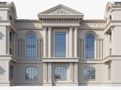 Commercial building 3 3D model