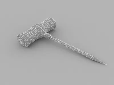 Gimlet screwdriver 3D model