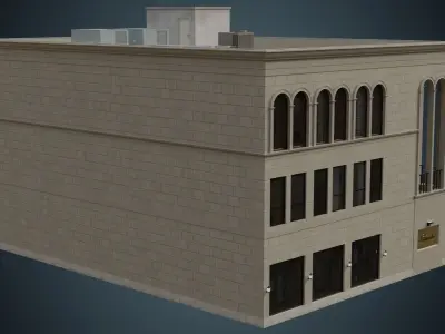 Building 30 Low-poly 3D model