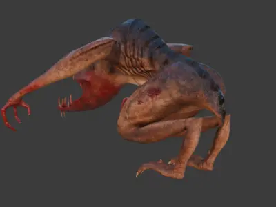 Creature Free low-poly 3D model purchase