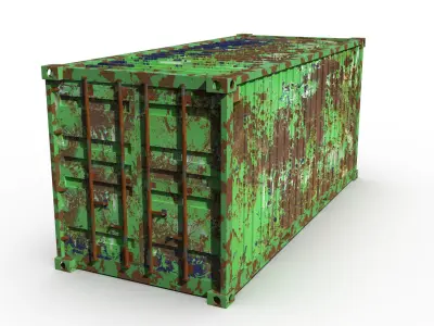 Container  3D model purchase