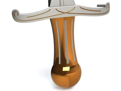 Simple Sword 3D model purchase