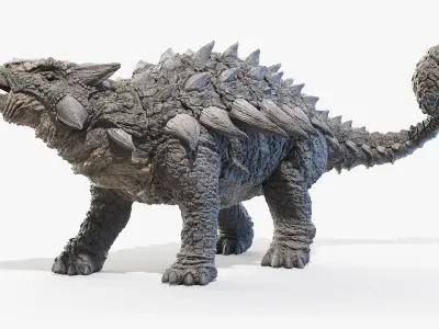 Ankylosaurus Animated 3D model