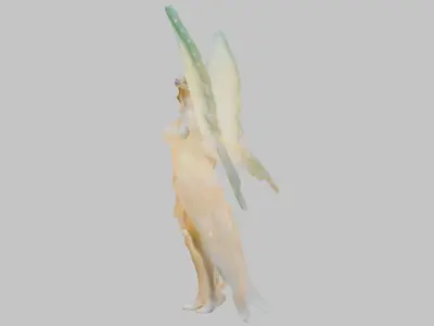 Fantasy Fairy Fir Tree 3D Model Low-poly 3D model