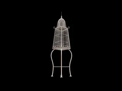 Bird Cage Low-poly 3D model purchase
