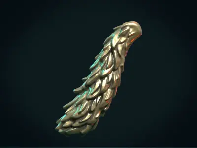Wolf Tail II 3D print model
