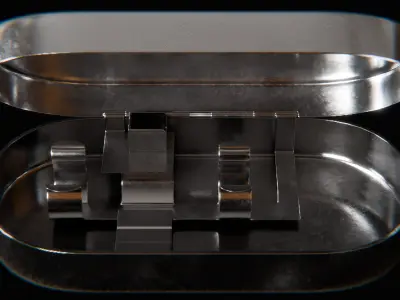 Old Syringe 3d Scene 3D model