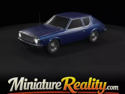 1-87 1970 AMC Gremlin Print Ready STL 3D print model