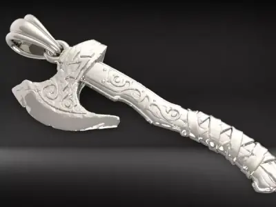 Axe pendant 3D print model