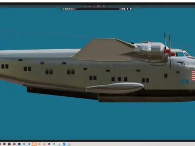 Boeing -314 Clipper Free 3D model