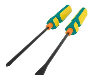 Screwdriver 3D model 17