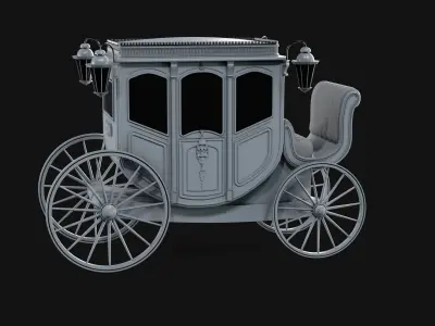 Snow Coach 3D model get