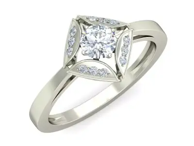 Wedding Ring  3D print model 81