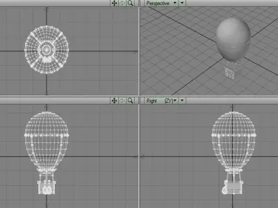 Hot Air Balloon - Classic 3D model